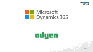 OmniChannel Payment Management with the Dynamics 365 Payment Connector for Adyen [upl. by Ynna]