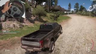 FORZA HORIZON 5 GAMEPLAY WITH STEERING WHEEL PXN N9 WHEEL [upl. by Sarah]