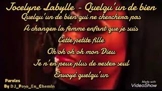 ⁠25 Jocelyne Labylle  Topic  Quelqu’un de bien  Paroles karaoké [upl. by Frederick]