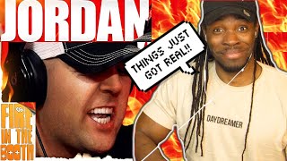 AMERICAN REACTS TO JORDAN  FIRE IN THE BOOTH UK RAP REACTION OH HES ABOUT THAT LIFE [upl. by Eromle222]