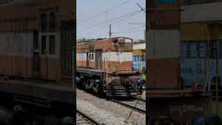 Old Wds6r diesel locomotive doing shunting duties at Ddu 😮 wds6 oldisgold indianrailways [upl. by Kori]