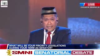 SMNI Senatorial Debate 2022 Senators legislation priorities [upl. by Bertold]