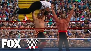 Legion of Doom power slam their way to victory over Money Inc at SummerSlam  WWE ON FOX [upl. by Nani]