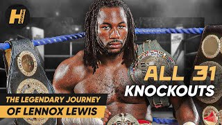 The Legendary Journey of Lennox Lewis A Champion’s Path Through Boxings Greatest Rivals [upl. by Eilarol]