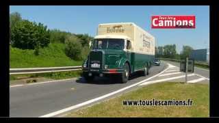 Camions de collection — Les rois de la route au pays des Chtis 2012  1re partie [upl. by Annairoc]