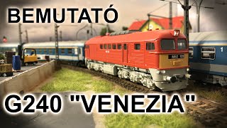 Vonatbemutató MÁVRZDFS G240 quotVeneziaquot 1996 [upl. by Akinahs774]