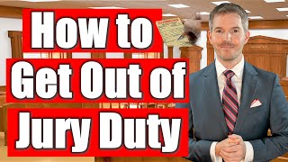 How to Get Out of Jury Duty Legally 3 perfectly legal ways to avoid serving [upl. by Ahseket]