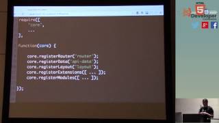 HTML5DevConf Dan Lynch quotLarge Scale JavaScript Application Architecturequot [upl. by Arat]