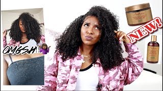 I CANT BELIEVE WHAT THIS PRODUCT DID TO MY HAIR  Shea Moisture Intensive Hydration REVIEW  DEMO [upl. by Rtoip788]