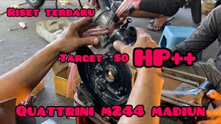 RISET TERUS BERJALAN DEMI TARGET TERCAPAI  QUATTRINI M244 MADIUN ‼️ [upl. by Ainotal]