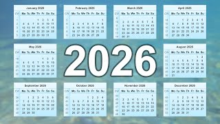 Calendar 2026 [upl. by Loring]