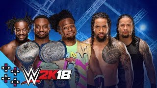 WWE 2K18 First Look  The New Day vs The Usos Hell in a Cell match [upl. by Esinereb645]