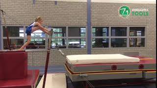 Toe Shoot  Toe Hecht Drills amp Exercises  Uneven Bars  Gymnastics [upl. by Madanhoj]