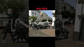 Then and Now WW2 Westernfront History Pictures Aachen [upl. by Deny]