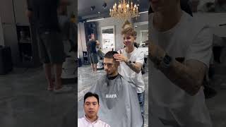 Haircutting hairlength barbershop gentsbarbershop haircutting barbershopmens [upl. by Bonina]