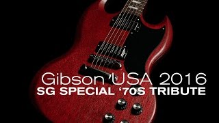 Gibson 2016 SG Special 70s Tribute Overview • Wildwood Guitars [upl. by Rakabuba]