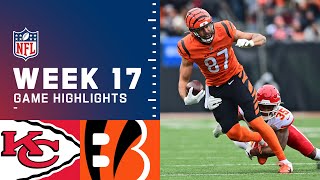 Chiefs vs Bengals Week 17 Highlights  NFL 2021 [upl. by Sheffie]