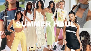 Super Cute HUGE Summer Haul ft Princess Polly [upl. by Datnow574]