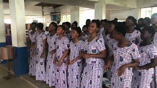 ANUM PRESBY SHS CHOIR  Agbadza Medley BOBPublications [upl. by Alamac194]