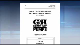 GormanRupp Super T Series Pump Maintenance Pt 1 Intro and Safety [upl. by Nicole938]