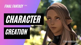 FFXIV Endwalker 🧝 Elezen Wildwood Female Face 2 Character Creation Guide [upl. by Litman]