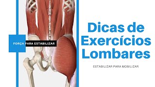 Como tratar dor Lombar  Dicas de Exercícios para Lombar [upl. by Adnilim]