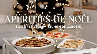 Apéritifs de Noël super Classes ✨🎄🎁  Foie gras et Saumon VEGAN  Alice Esmeralda [upl. by Retsila]