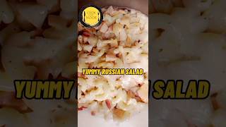 Yummy Russian salad recipe streetfood shorts pastarecipes [upl. by Leonard832]