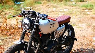 Tarak Modified Yamaha RX135 by Hindustan Custom [upl. by Nylrehs]