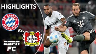 🚨 OKTOBERFEST SHOWDOWN 🚨 Bayern Munich vs Bayer Leverkusen  Bundesliga Highlights  ESPN FC [upl. by Publia]