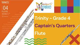 Trinity  Gr4  Flute  Captains Quarters 86bpm [upl. by Aerdnak]