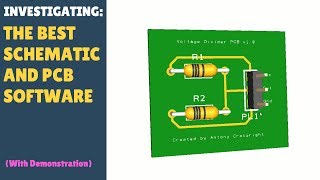 INVESTIGATING The Best Schematic PCB Software EasyEda Fritzing DesignSpark With Demonstration [upl. by Goulder212]