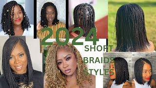 Short Braids StylesSpring Ready 2024 HairstylesexploreviralhairLove💁‍♀️ [upl. by Ettennad]