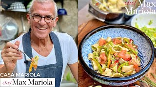 PASTA FREDDA ESTIVA pronta in 12 MINUTI 😉 con Zucchine e Salmone  Ricetta di Chef Max Mariola [upl. by Nylzzaj878]