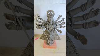 maa durga idol making with clay  making maa durga murti shorts maadurga murtimaking clayart [upl. by Farika78]