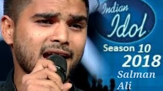 Qawwali SONG salman ali indian idol  SALMAN ALI Indian idol season 10 best song [upl. by Notnirb]