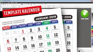 Membuat Kalender 2019 di CorelDraw [upl. by Bristow]