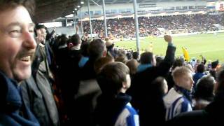 Sheffield Wednesday Supporters bounce at Blackpoo [upl. by Mcfadden139]