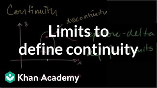 Limits to define continuity [upl. by Elmer]