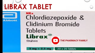 Librax 5mg25mgChlordiazepoxideClidinium Tablet view uses and side effects [upl. by Ettevad]