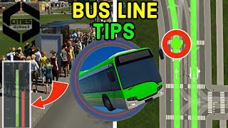 10 MUST KNOW BUS LINE TIPS  Cities Skylines 2 [upl. by Enad]