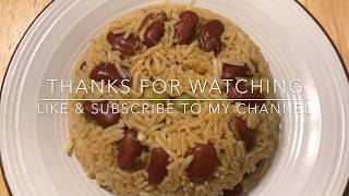 rice and beans  kidney beans rice  how to cook spanish rice  red beans rice [upl. by Felty]