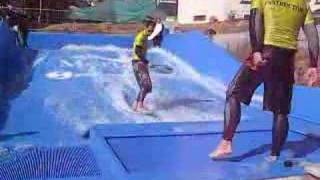 UKs first Flowrider at Merton Hotel Jersey [upl. by Leuamme149]