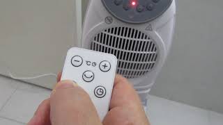 Fan Heater SilverCrest 2000 Watt from Lidl with remote How to install Review and testing [upl. by Bracci]