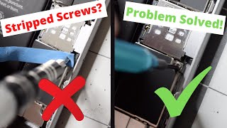 How to remove small stripped screw from electronics [upl. by Airaet]