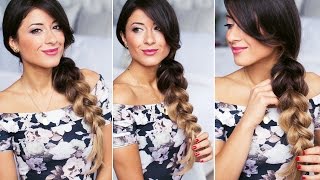 PullThrough Side Braid Hairstyle [upl. by Kerstin]