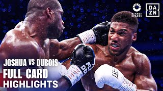 FULL CARD HIGHLIGHTS  Riyadh Season Card Wembley Edition  Anthony Joshua vs Daniel Dubois [upl. by Akired]