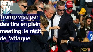 Donald Trump attaqué en plein meeting le film des événements [upl. by Tloc]