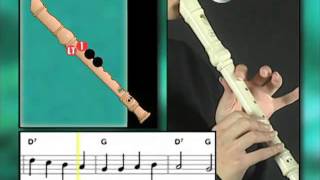 Ex016 How to Play Recorder  Recorder Lessons for Beginners [upl. by Sanoy]