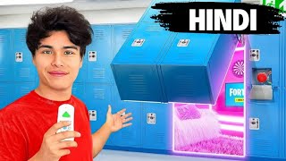 I Built 3 SECRET Rooms In School in Hindi Stokes Twins  stokes twins hindi  Mr Beast Hindi [upl. by Zailer]